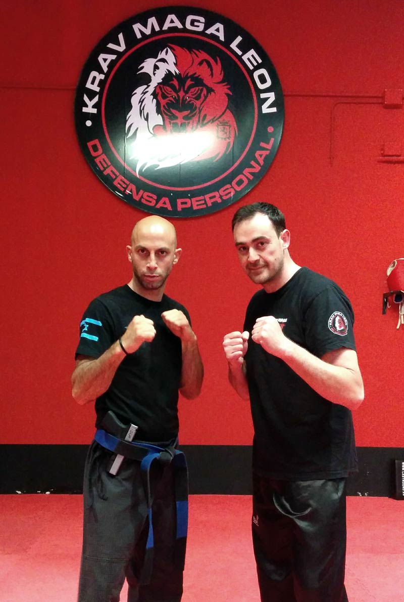 Roy Elghanayan en Krav Maga Leon