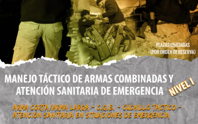 Formación: Manejo táctico de armas combinadas y atención sanitaria de emergencia NIVEL I
